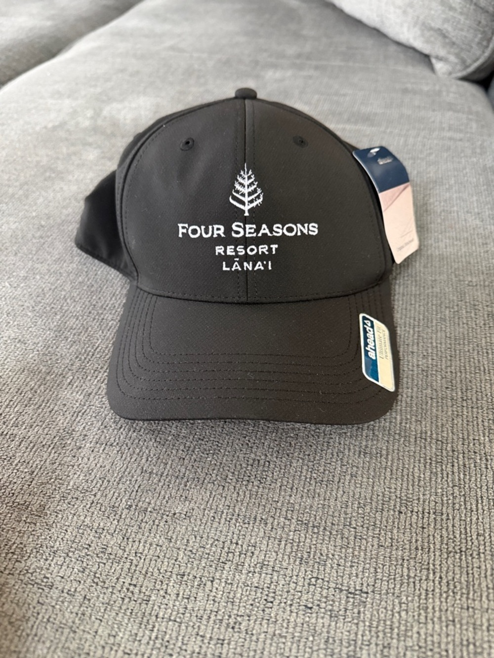 Black Embroidered Baseball Cap